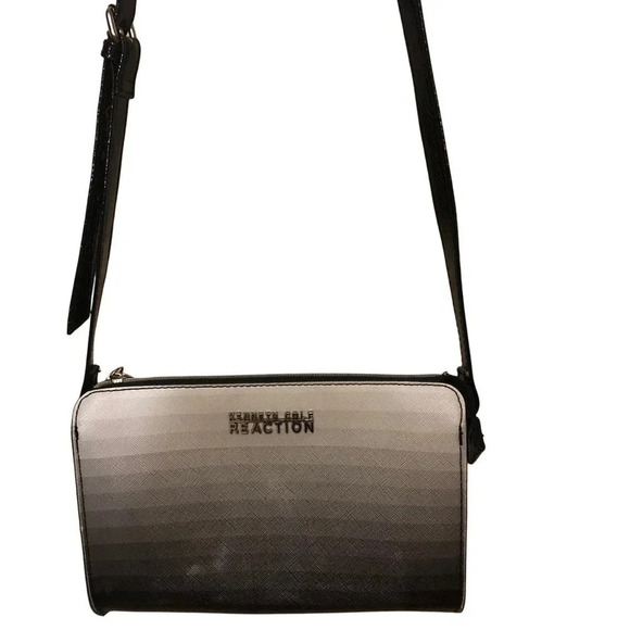 Kenneth Cole Reaction Faux Leather Mini Crossbody Purse Color Shaded - Picture 1 of 10